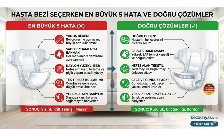 Hasta Bezi Seçerken Yapılan En Büyük 5 Hata | Bezdünyası Rehberi
