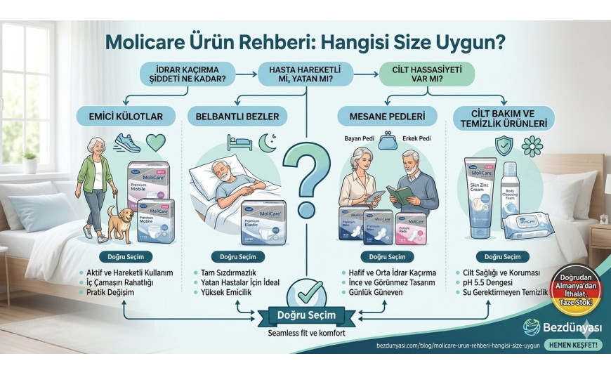 MoliCare Ürün Rehberi: Hangi MoliCare Ürünü Size Uygun?