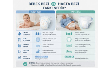 Bebek Bezi vs Hasta Bezi Farkı