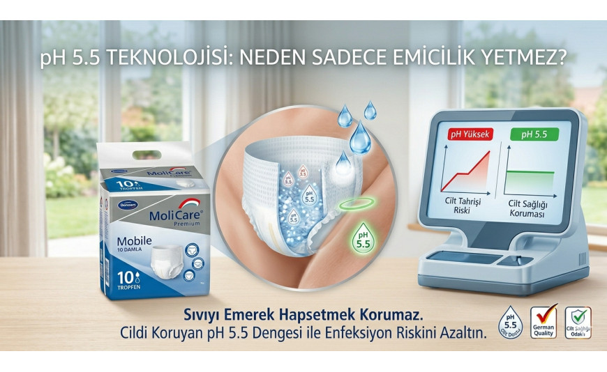 Hasta Bezinde pH 5.5 Teknolojisi: Neden Sadece Emicilik Yetmez?
