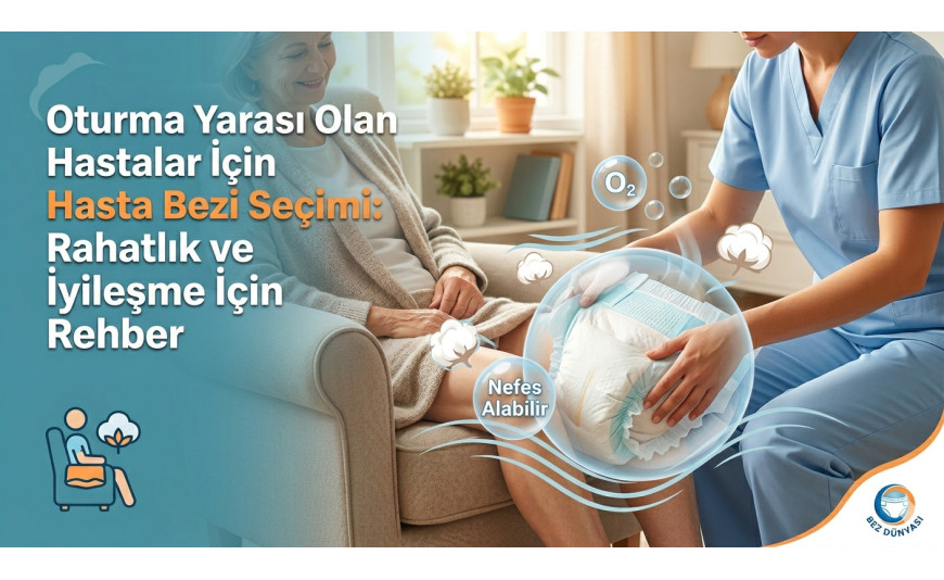 Oturma Yarası Olan Hastalar İçin Hasta Bezi Seçimi | Bez Dunyası