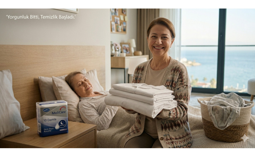Gece Sürekli Yatak Çarşafı Değiştirmekten Yorulanlar İçin Çözüm | MoliCare